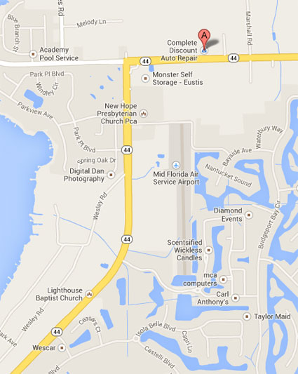 Map for Complete Discount Auto Repair